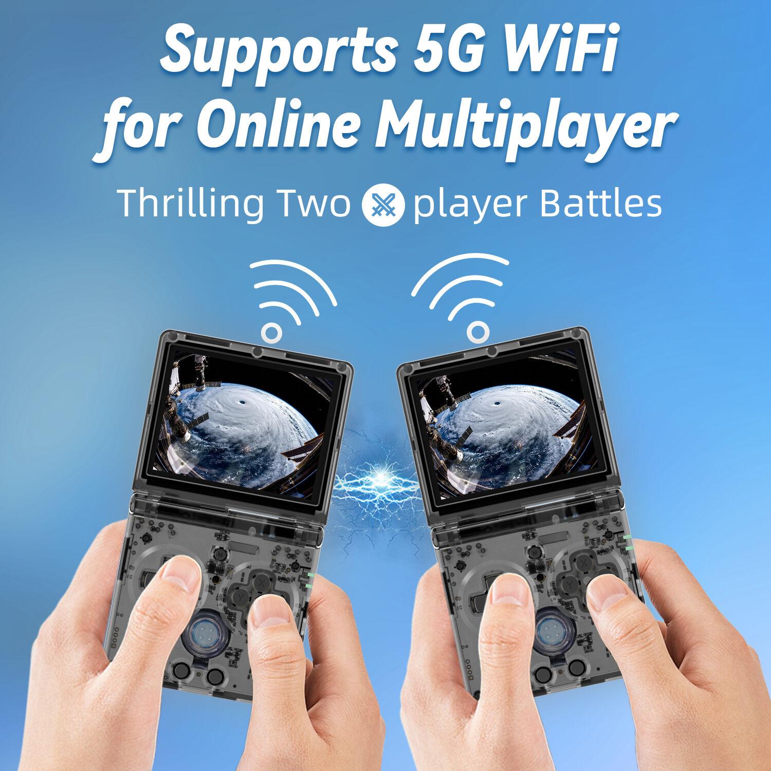 Anbernic Rg35xxsp 3.5'' Ips Screen Flip Handheld Console Linux System ...