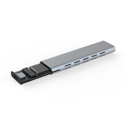 علبة USB 3.1 Gen 2 M.2 متوافقة مع بروتوكولات PCIE NVME و SATA المزدوجة - حل تخزين خارجي عالي السرعة