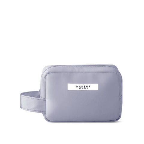 Neceser Grande de Poliéster con Cremallera para Maquillaje, Bolsa de Aseo de Viaje para Mujeres y Niñas, Estuche de Maquillaje