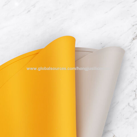 Impermeable aislamiento térmico silicona cocina semicírculo antideslizante mesa esteras para restaurantes individuales dine manteles posavasos
