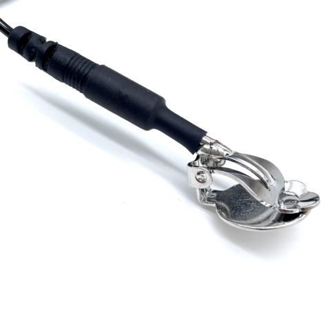 Hochwertiges kundenspezifisches 4,0-mm-Bananenstecker-auf-15-mm-Ohrclip-Medizinkabel für medizinische Geräte