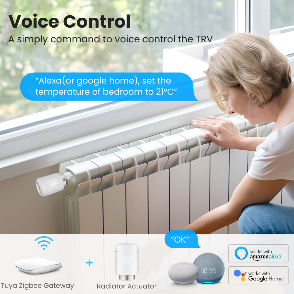 Smart Individual Radiator Control Avatto Smart Trv Temperature Control Wifi Zigbee Heating Radiator ...