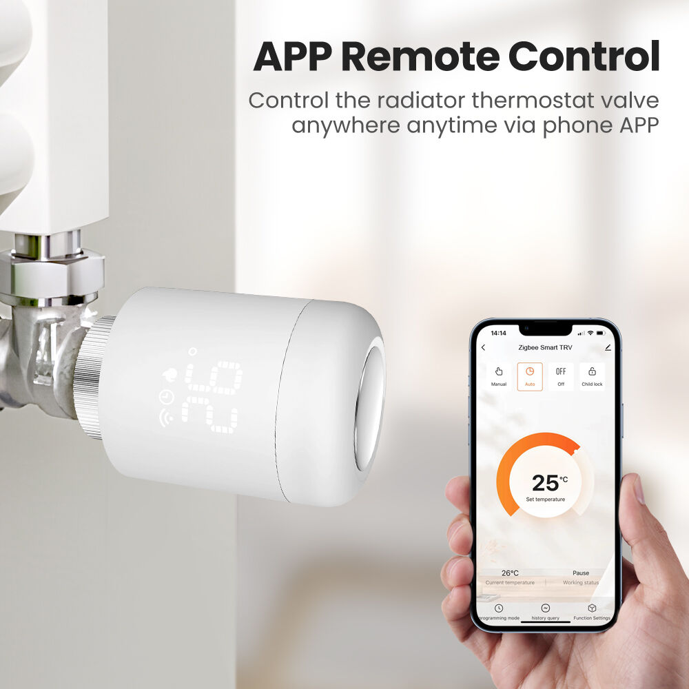 Smart Individual Radiator Control Avatto Smart Trv Temperature Control Wifi Zigbee Heating Radiator ...