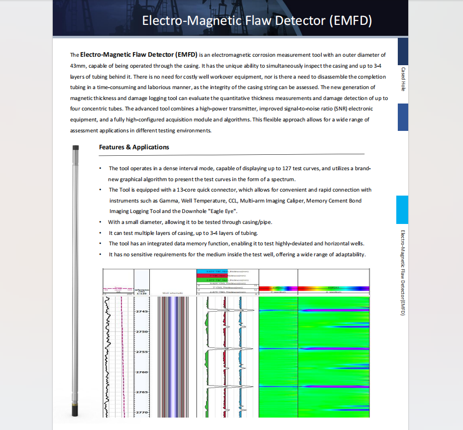 Electro-magnetic Flaw Detector (emfd) Casing And Tubing Inspection 13 ...