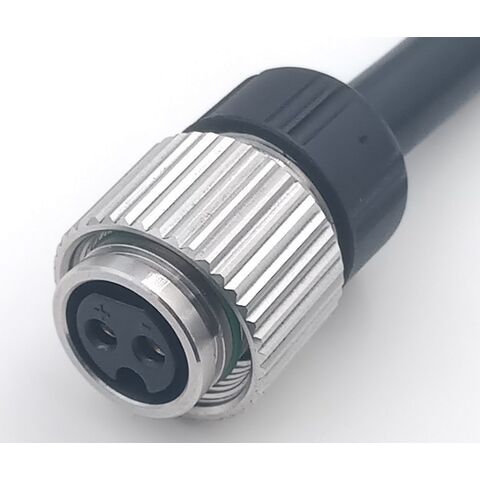 Connecteur M16 Personnalisé 30A 2 Broches 12AWG-14AWG IP68 pour Grands Fonds 50-100M pour Drones Sous-Marins, Lampes Torches et Équipements d'Éclairage