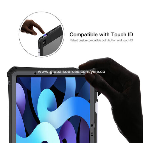 Étui de protection robuste pour tablette de 1,2 mètre, antichute et étanche à 2 mètres, compatible avec iPad Air 4/5 10,9 pouces et iPad Air M2 2024 11 pouces