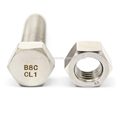 الجملة من الصين ISO4032 A194 8T 8m 8mclass1 304 316 8MLCuN صمولة سداسية للاستخدام في صناعة النفط