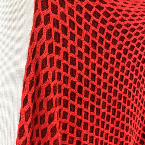 Cárdigan de punto rojo con cuello redondo para mujer, estilo capa, para uso diario, OEM