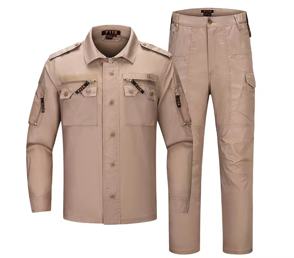 Camouflage F116 Uniform Men's Oem Security Guard Uniforms Breathable ...
