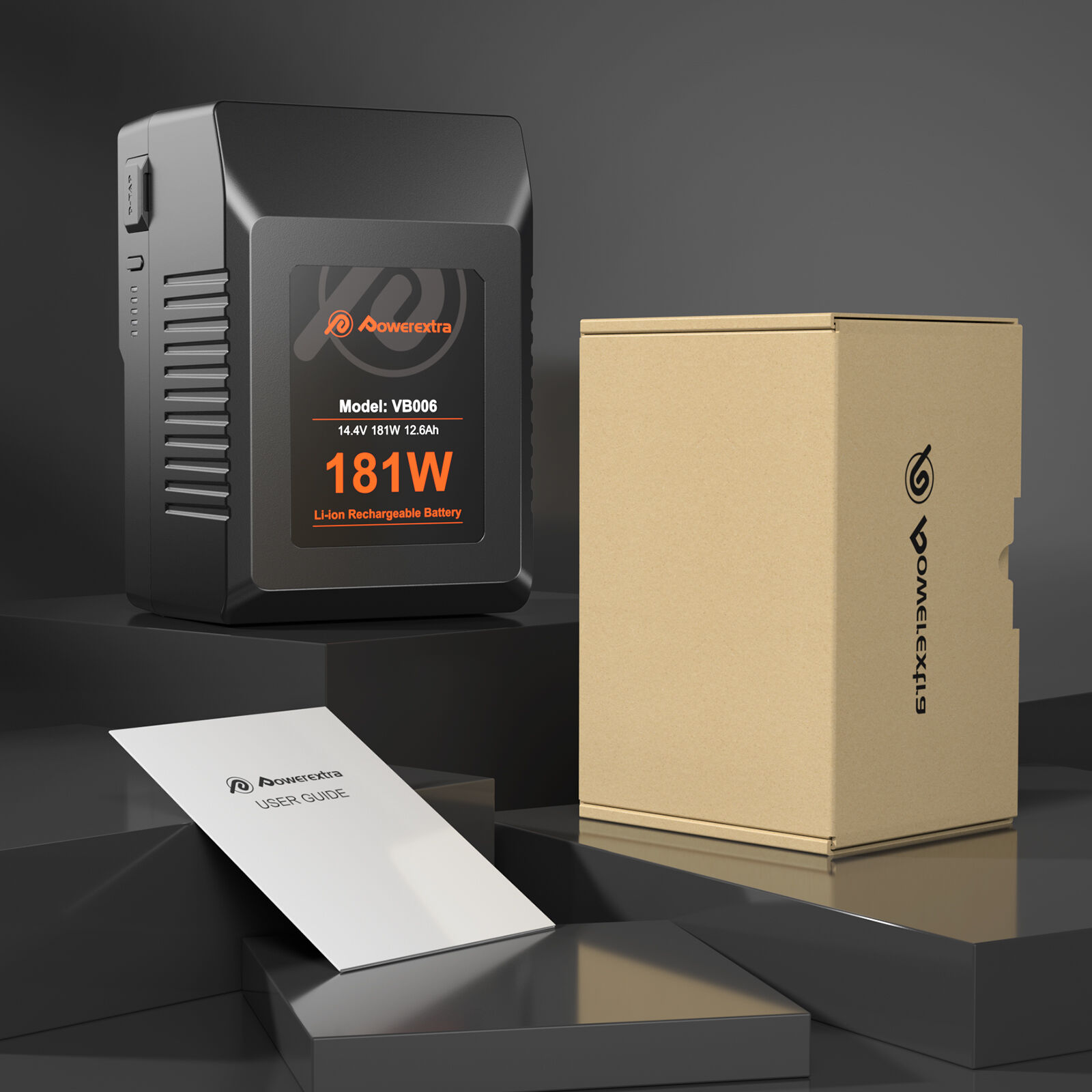 Bateria V Mount Powerextra 181Wh - VB006 26 camera battery