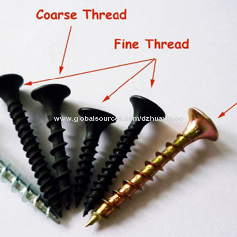 OEM of Drywall screw nails with color,gray color,black color,yellow color
