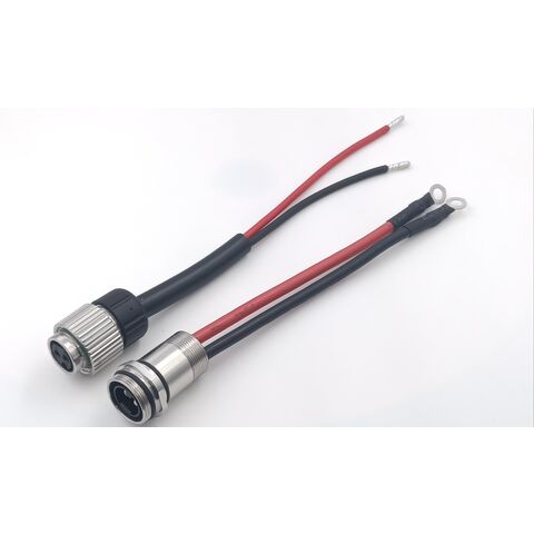 Connecteur M16 Personnalisé 30A 2 Broches 12AWG-14AWG IP68 pour Grands Fonds 50-100M pour Drones Sous-Marins, Lampes Torches et Équipements d'Éclairage