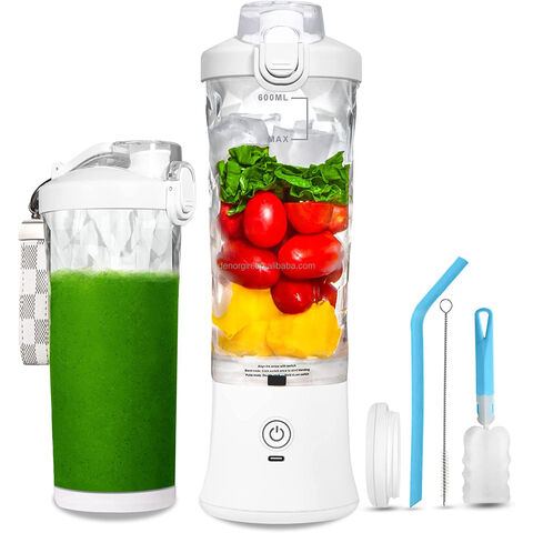 Mini mixeur portable USB 24oz, rechargeable, pour smoothies aux fruits, mini mixeur shaker personnel portable