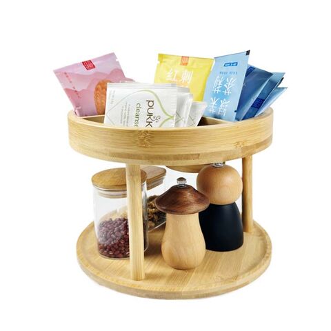 Legend Bestseller Lazy Susan Drehteller Organizer Serviertablett 100% drehbar, verdickte, rotierende Tabletts Deko für Kühlschrank.