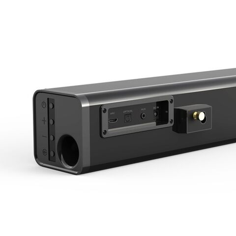 Barra de Som Compacta com Refletor de Graves, 50W Bluetooth SoundBar com HDMI ARC Sistema de Áudio Doméstico para TV PC Projetor