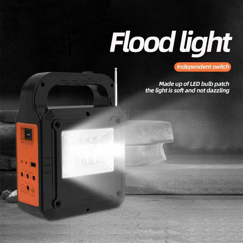 Tragbarer Solar Bluetooth Lautsprecher mit LED Campinglampe 6000mAh Wiederaufladbarer Multifunktionaler Outdoor Bluetooth Lautsprecher