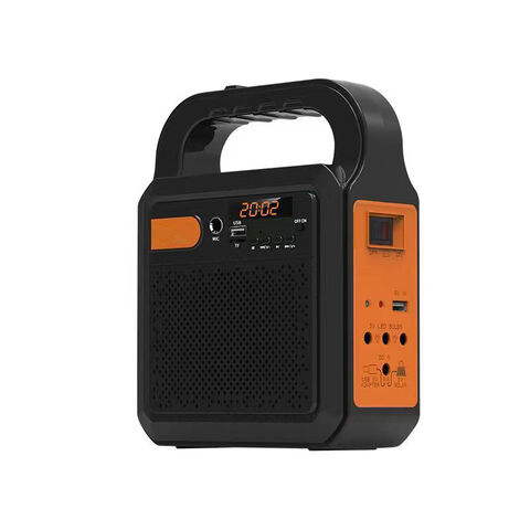 Tragbarer Solar Bluetooth Lautsprecher mit LED Campinglampe 6000mAh Wiederaufladbarer Multifunktionaler Outdoor Bluetooth Lautsprecher