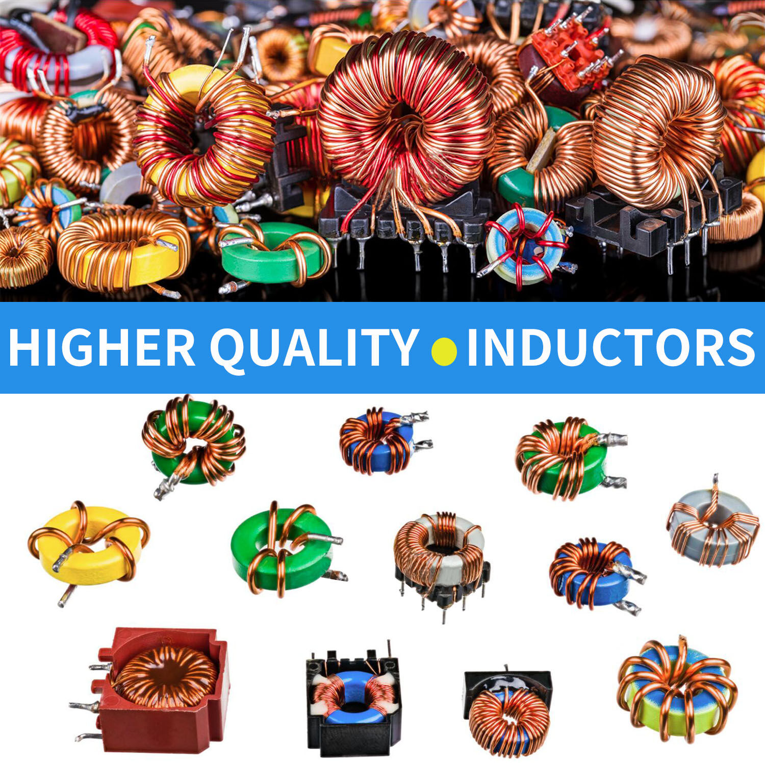 High Current Inductors Chokes Inductor Inductance Toroidal Core ...