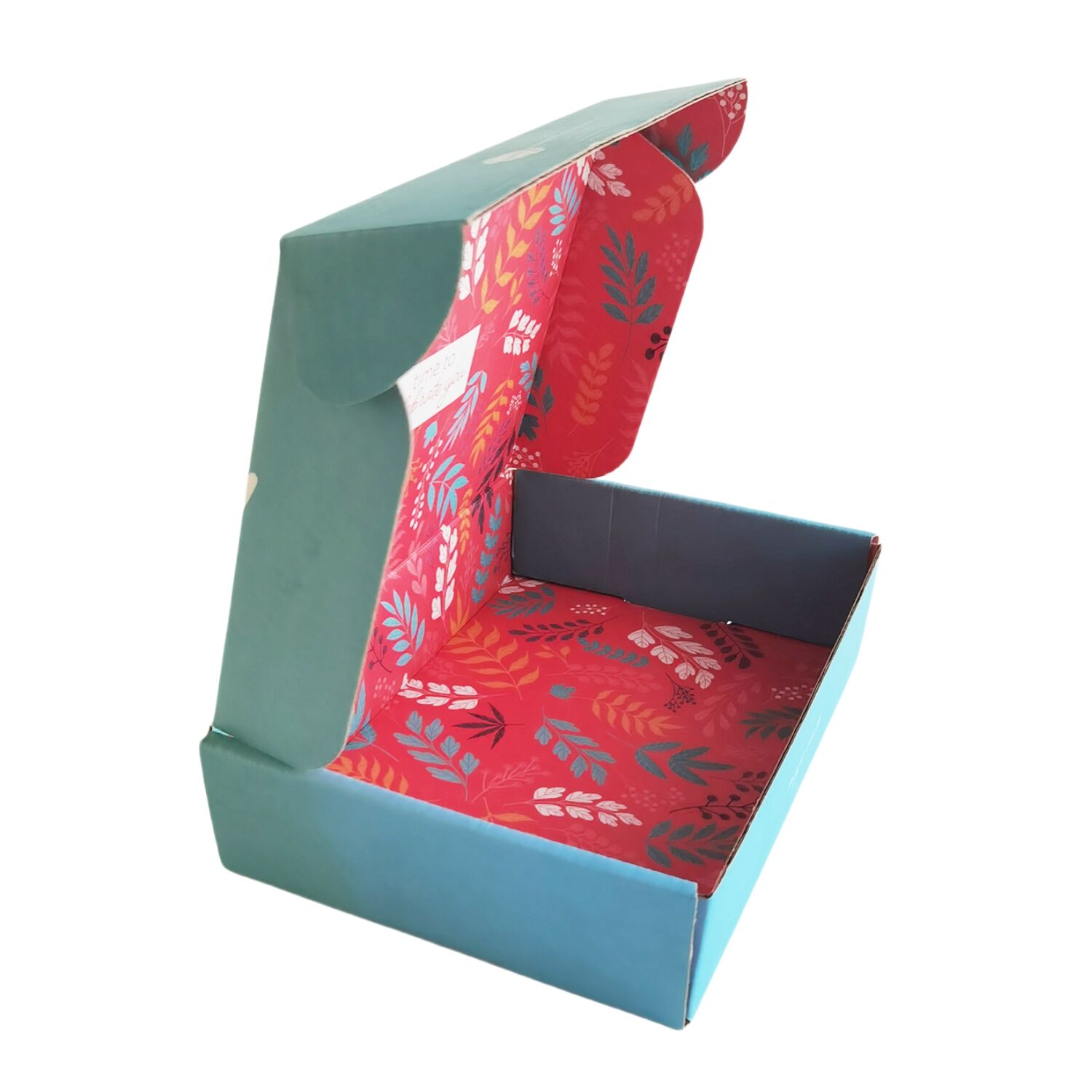 Custom Corrugated Paper Ecommerce Postal Shipping Box Packing Delivery ...