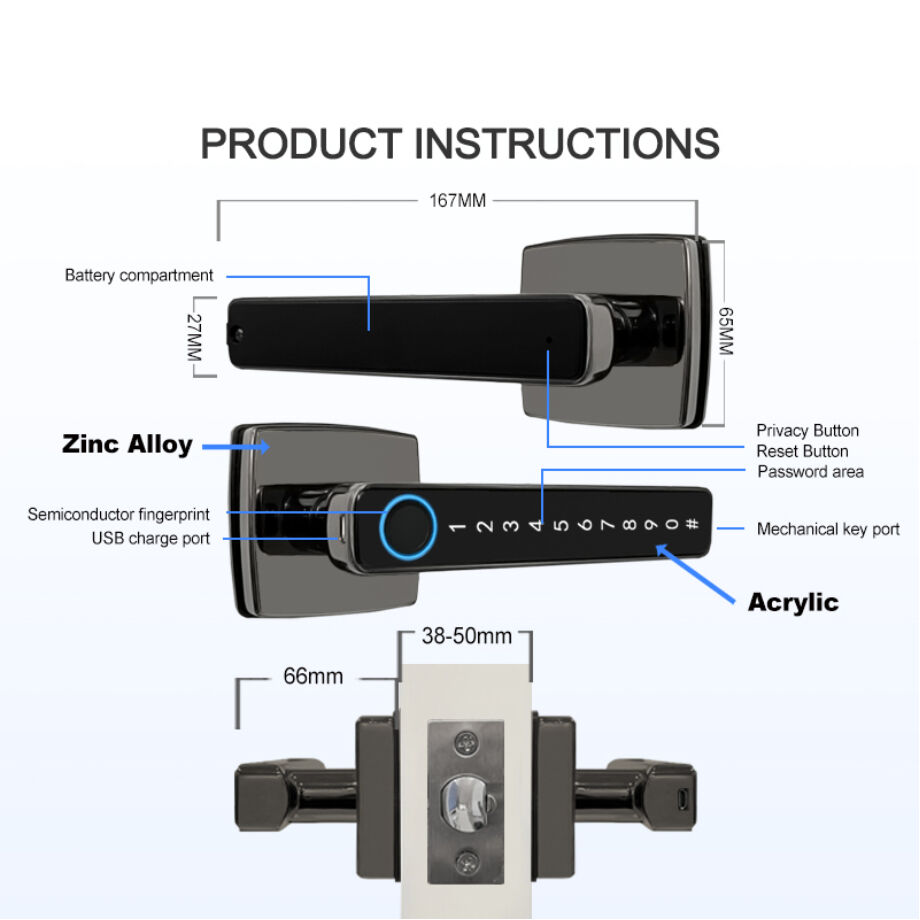 Factory Direct High Quality China Wholesale Keyless Fingerprint Smart ...