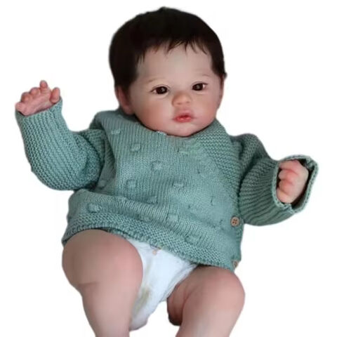 Muñeca Bebé de Silicona Suave Reborn Impermeable al por Mayor, Regalo de Cumpleaños para Niños