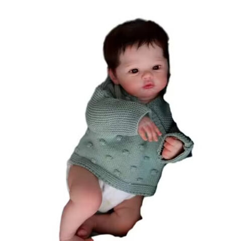 Muñeca Bebé de Silicona Suave Reborn Impermeable al por Mayor, Regalo de Cumpleaños para Niños