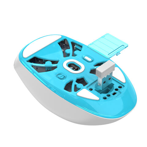 Ratón Gaming Inalámbrico Ultraligero de 45g, Alto Rendimiento, Triple Modo, Tasa de Sondeo de 1000Hz, Ratones Ópticos