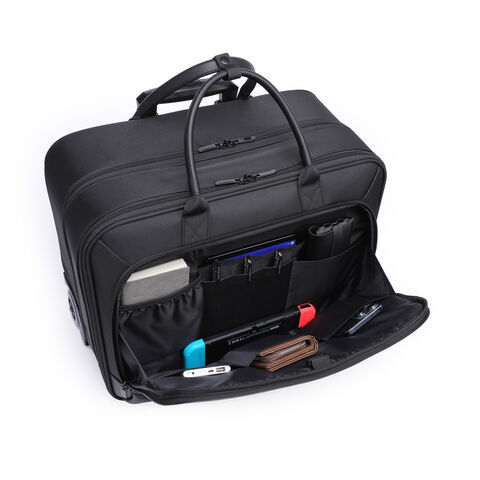 Rolling duffel bag, latop trolley case, trolley luggage bag 17.3" OEM serivce