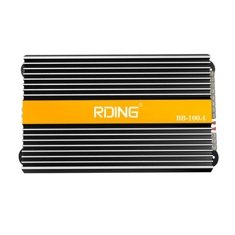 Prix d'Usine OEM Classe AB 4 CH 100W Amplificateur de Voiture avec Amplificateur de Voiture Audio Haute Qualité Pleine Fréquence