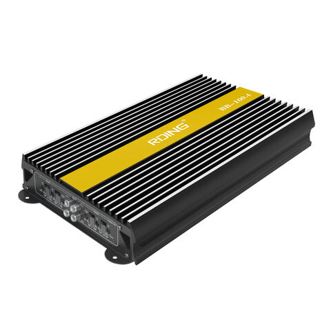 Prix d'Usine OEM Classe AB 4 CH 100W Amplificateur de Voiture avec Amplificateur de Voiture Audio Haute Qualité Pleine Fréquence
