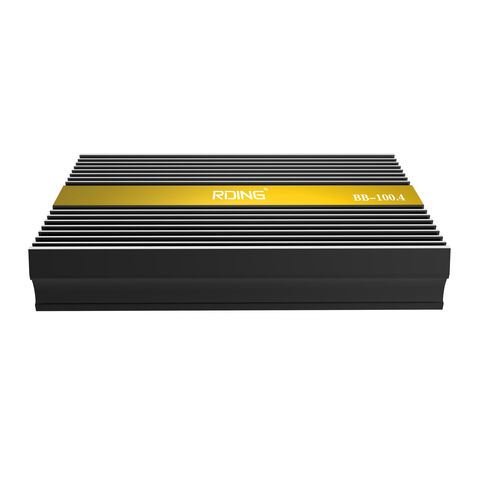 Prix d'Usine OEM Classe AB 4 CH 100W Amplificateur de Voiture avec Amplificateur de Voiture Audio Haute Qualité Pleine Fréquence