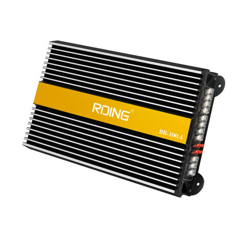 Prix d'Usine OEM Classe AB 4 CH 100W Amplificateur de Voiture avec Amplificateur de Voiture Audio Haute Qualité Pleine Fréquence