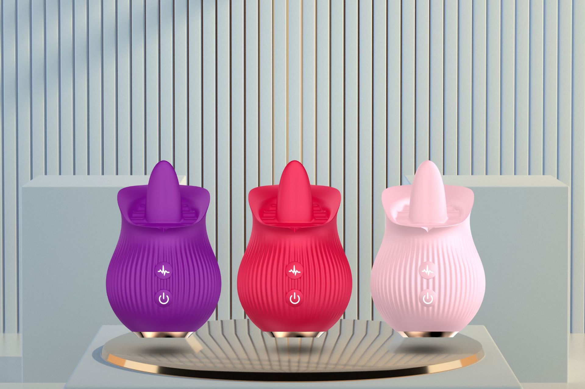 Rose Vibrator Series Sex Toys Female Vulva Vibrator Sucking Vibrator