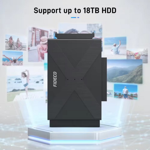 محول FIDECO بتصميم جديد من النوع C SATA IDE إلى USB 3.0 ، محول SATA IDE إلى USB 3.0