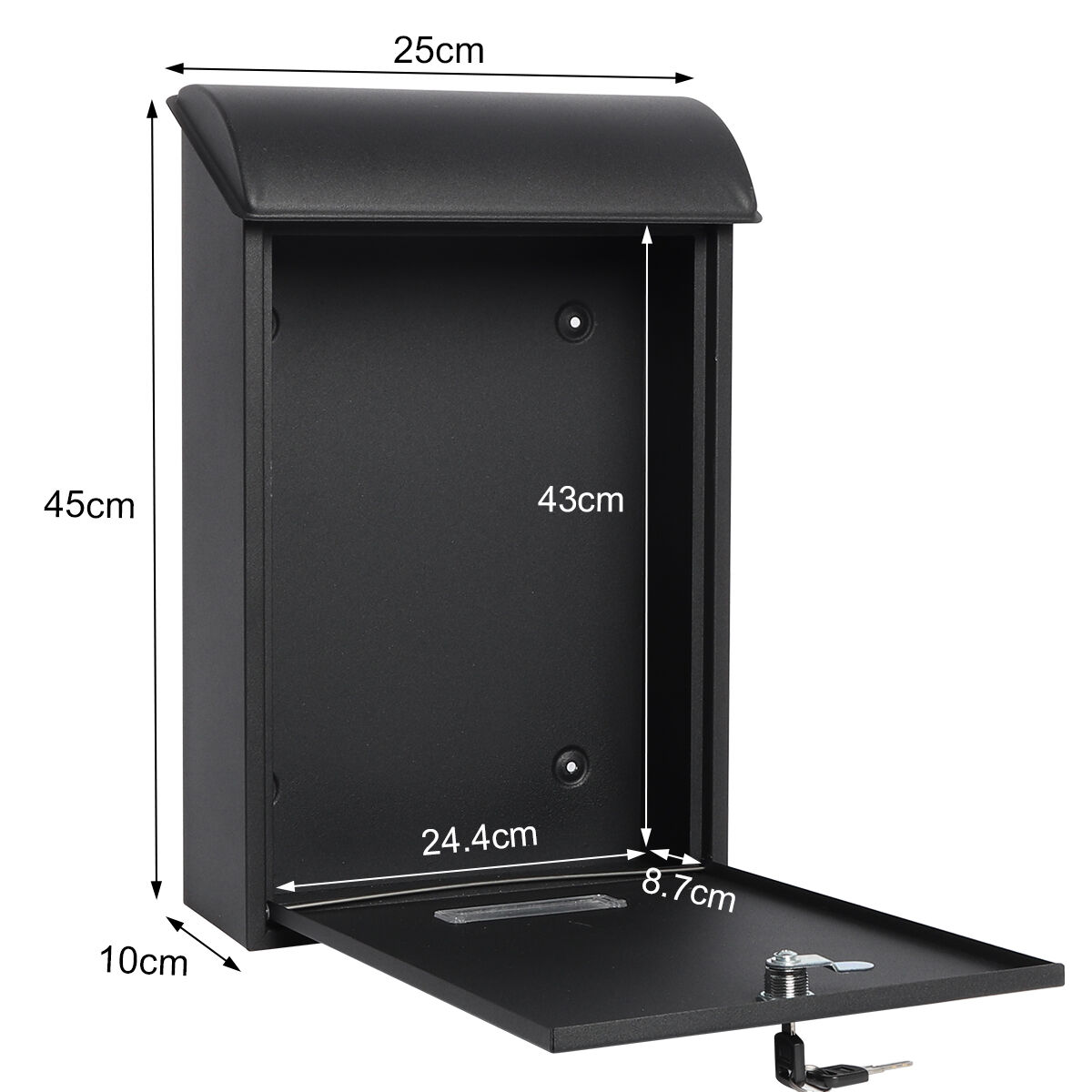High Quality Manufacturer Home Iron Water-proof Custom Large Key Wall ...