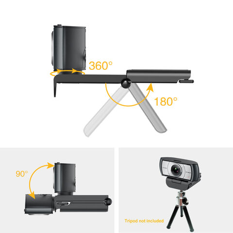 Webcam PC HD 1080P XZcolorful Zoom Youtube 78° avec Mise au Point Automatique pour Ordinateur Portable