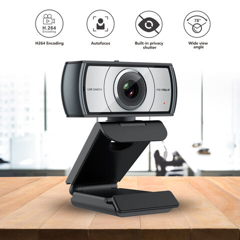 Webcam PC HD 1080P XZcolorful Zoom Youtube 78° avec Mise au Point Automatique pour Ordinateur Portable