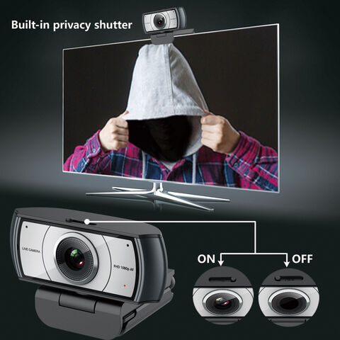 Webcam PC HD 1080P XZcolorful Zoom Youtube 78° avec Mise au Point Automatique pour Ordinateur Portable