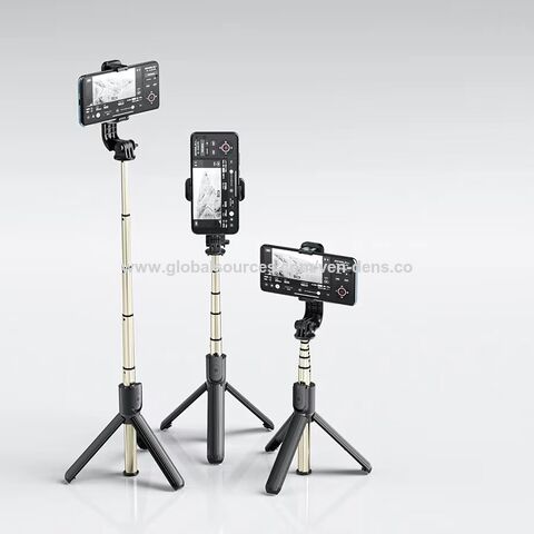 Hochwertiges 106 cm Stativ direkt ab Werk für iPhone & Selfie Stick Stativ mit Fernbedienung, verbessertes Telefonstativ & Reisestativ