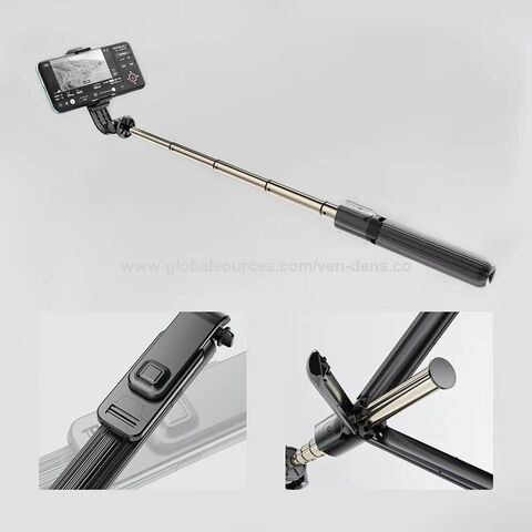 Hochwertiges 106 cm Stativ direkt ab Werk für iPhone & Selfie Stick Stativ mit Fernbedienung, verbessertes Telefonstativ & Reisestativ