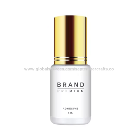Colle à cils végane marque privée, tenue 6-8 semaines, séchage rapide en 0,5 seconde, colle à cils coréenne, colle pour extensions de cils