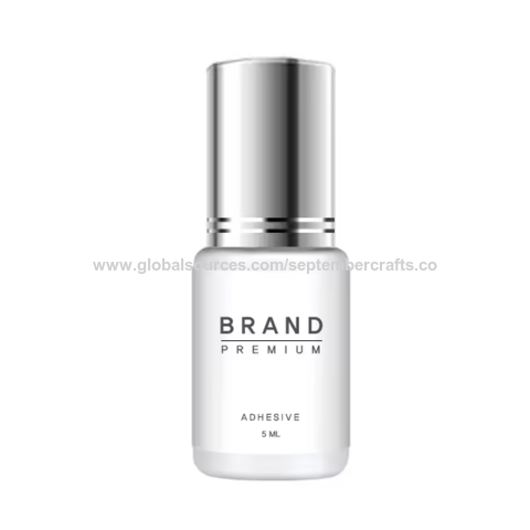 Colle à cils végane marque privée, tenue 6-8 semaines, séchage rapide en 0,5 seconde, colle à cils coréenne, colle pour extensions de cils