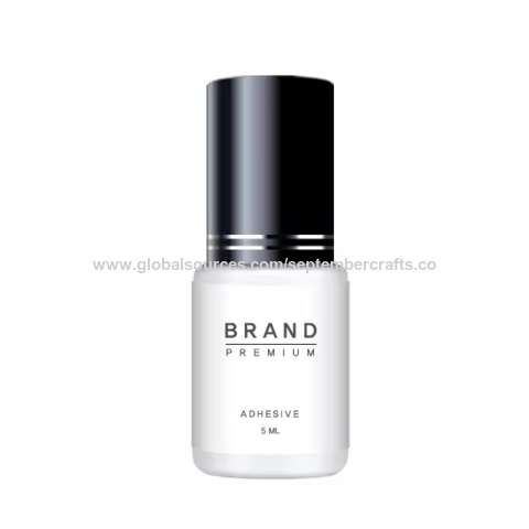Colle à cils végane marque privée, tenue 6-8 semaines, séchage rapide en 0,5 seconde, colle à cils coréenne, colle pour extensions de cils