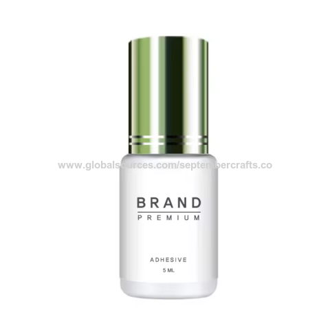 Colle à cils végane marque privée, tenue 6-8 semaines, séchage rapide en 0,5 seconde, colle à cils coréenne, colle pour extensions de cils