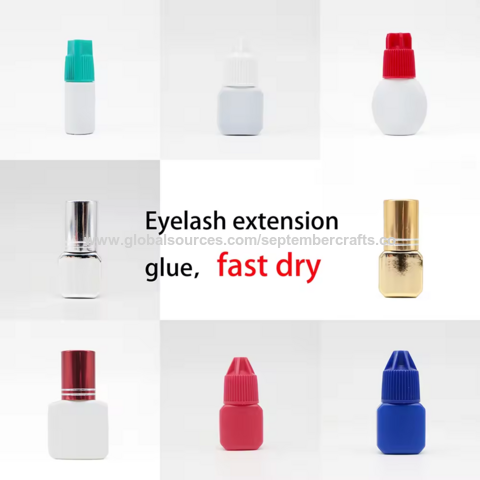 Meilleure vente colle pour extensions de cils à séchage rapide de marque privée adhésif pour cils sûr pour les yeux sensibles