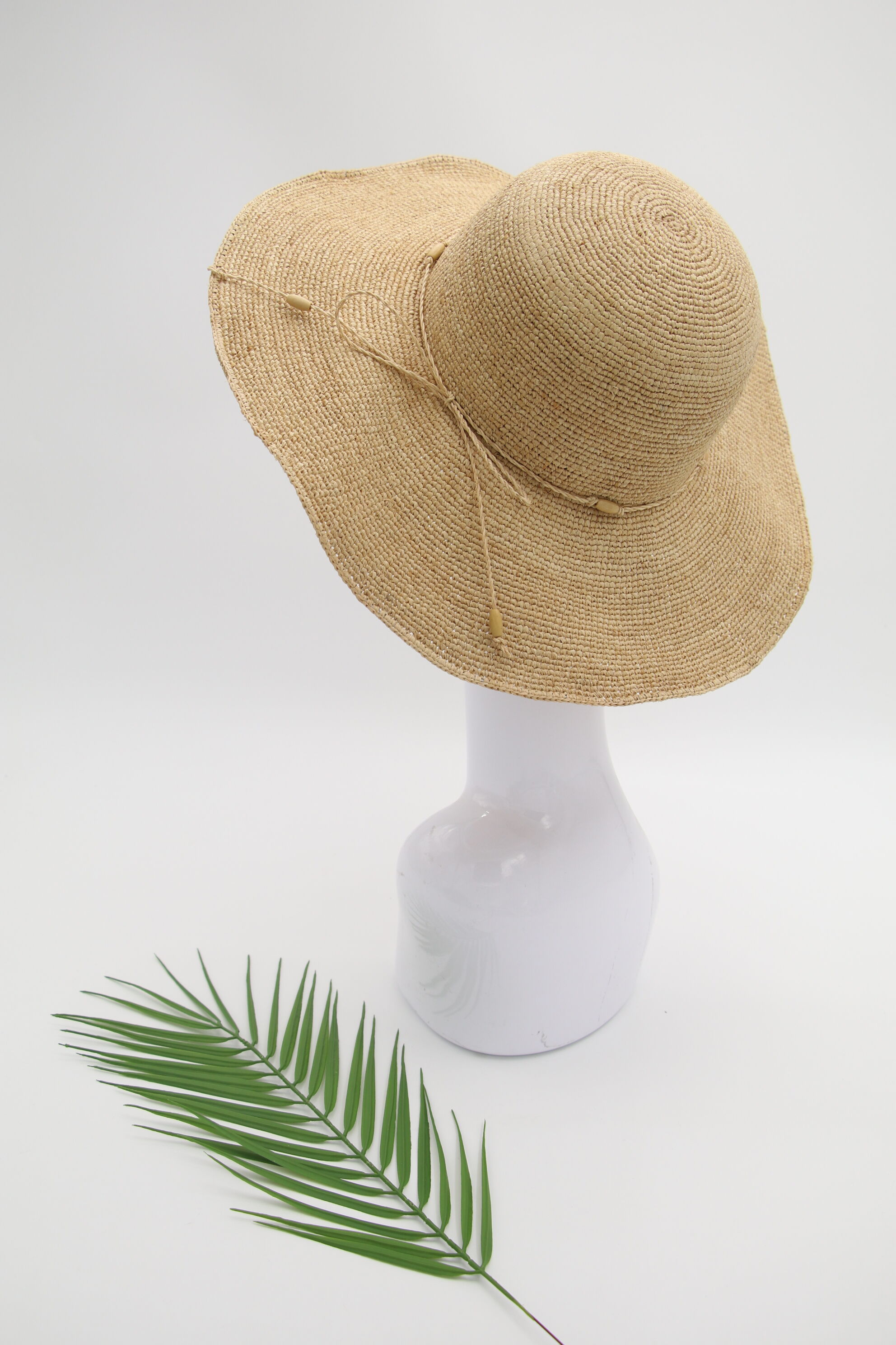 Wholesale Raffia Hand Knitting New Patterns Wide Brim Straw Sun Straw ...