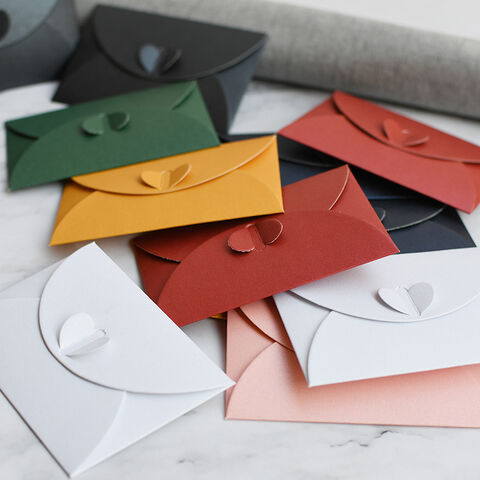Benutzerdefinierte ausgefallene Einladungs-Geschenkpapier-Umschläge, Regenbogen-Blanko-Einzelblattkarten und farbige Umschläge, Dankeskarten