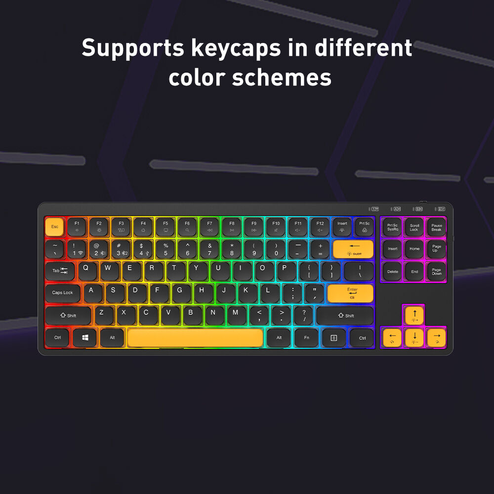 Oem Manufacturing Rgb 18 Backlit Effect Multi-function Keys Low Profile ...