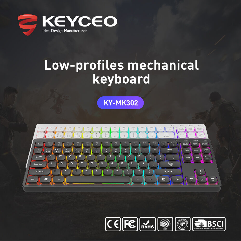 Oem Manufacturing Rgb 18 Backlit Effect Multi-function Keys Low Profile ...