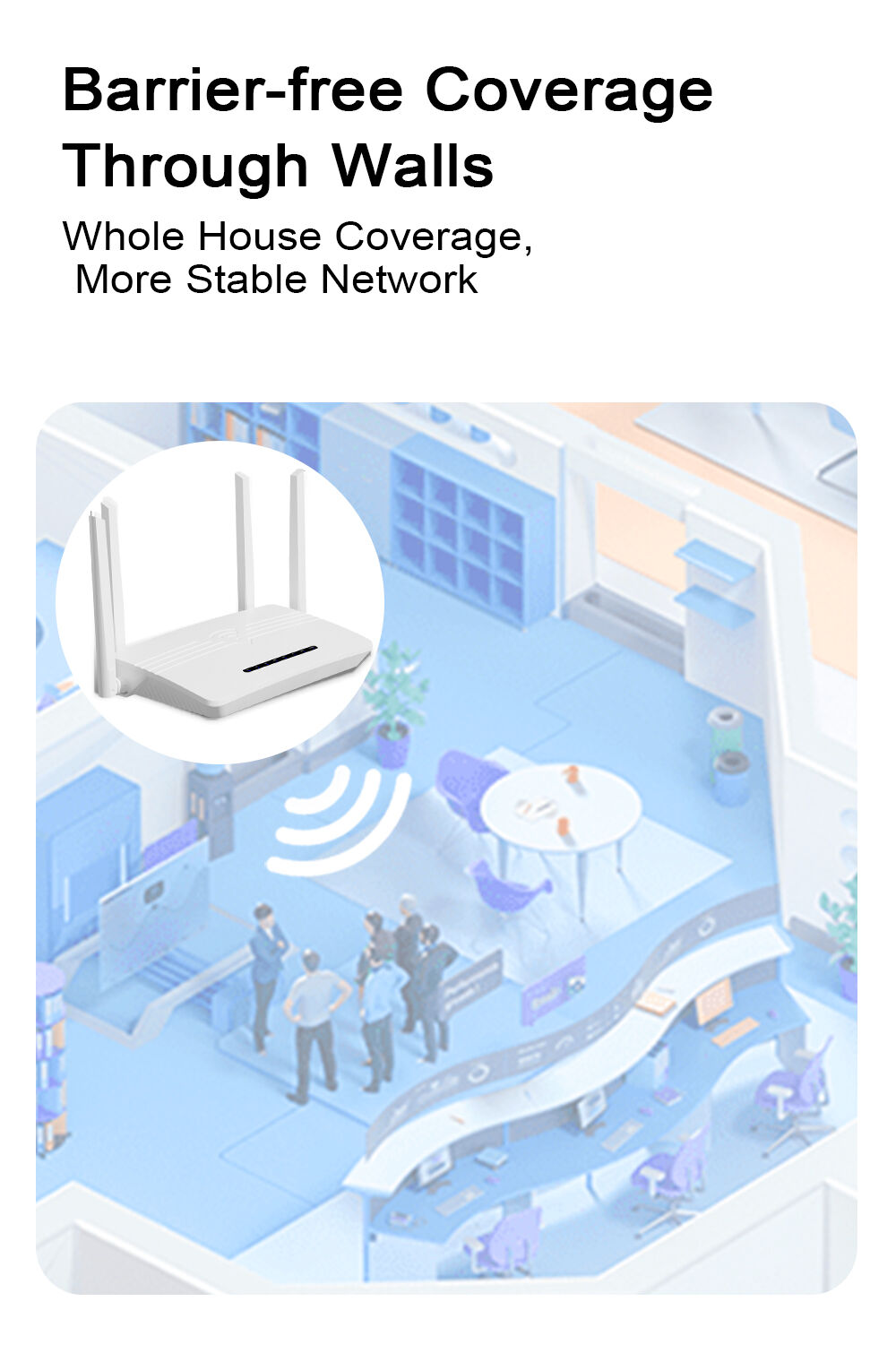 Volte Voip Indoor Cpe 4g Lte Wifi Router With Rj11 Ports And Ethernet ...